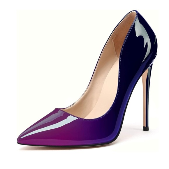 High Heels Pumps Gradient Patent Leather - Picture 3 of 4